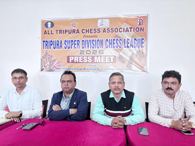 Authorities of ALL Tripura Chess Association addressed a Press meet at Agartala on December 7.